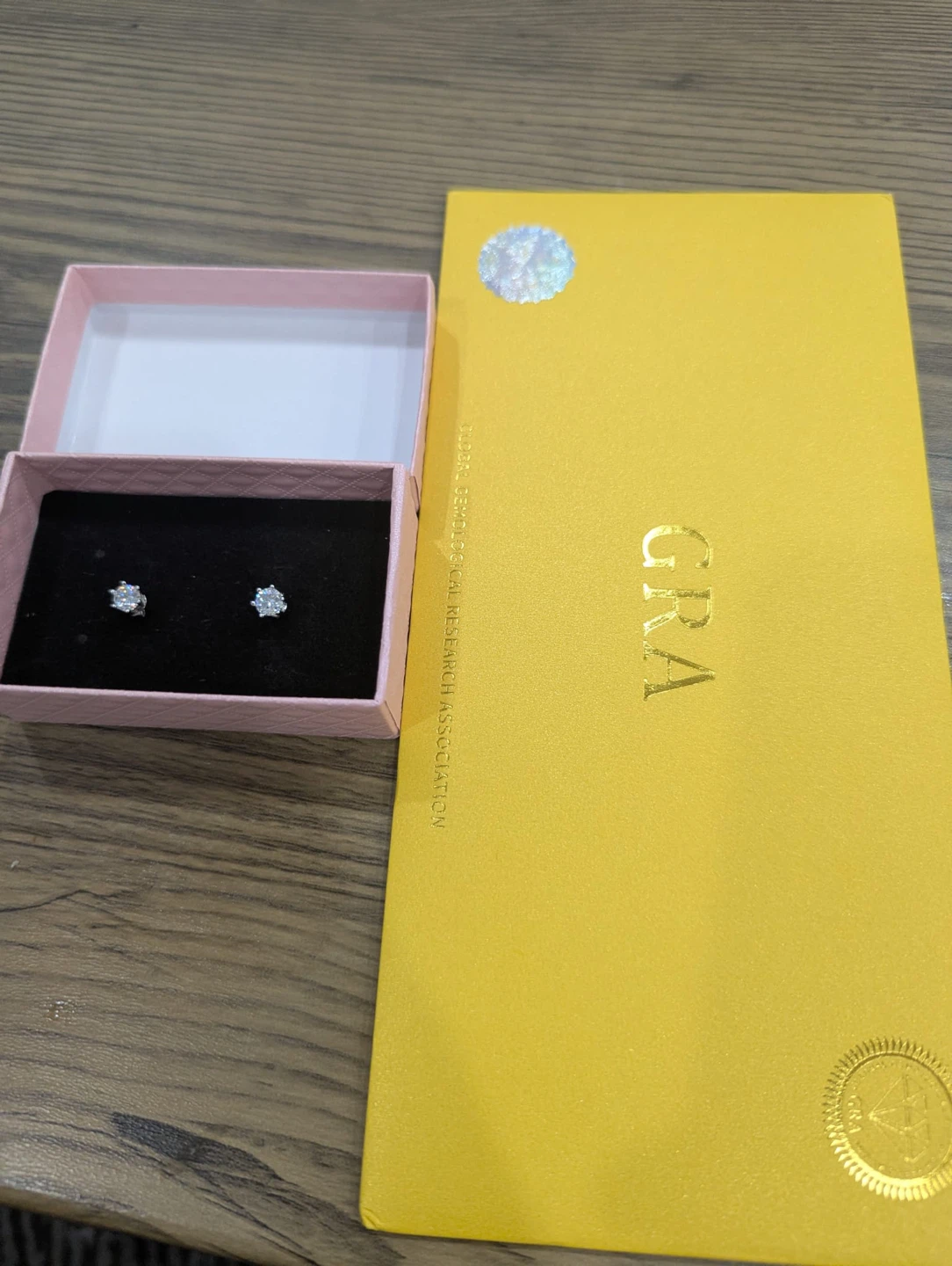 GRA Certified Earrings
