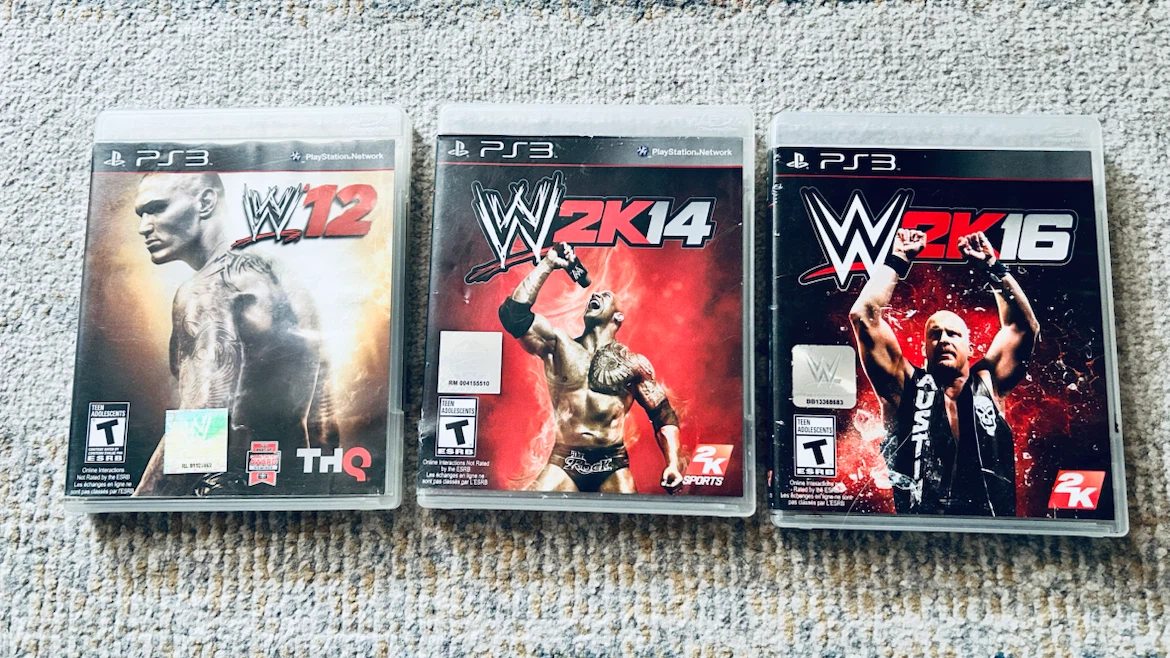 Sony PlayStation 3 PS3 WWE Wrestling Games Bundle – WWE 12