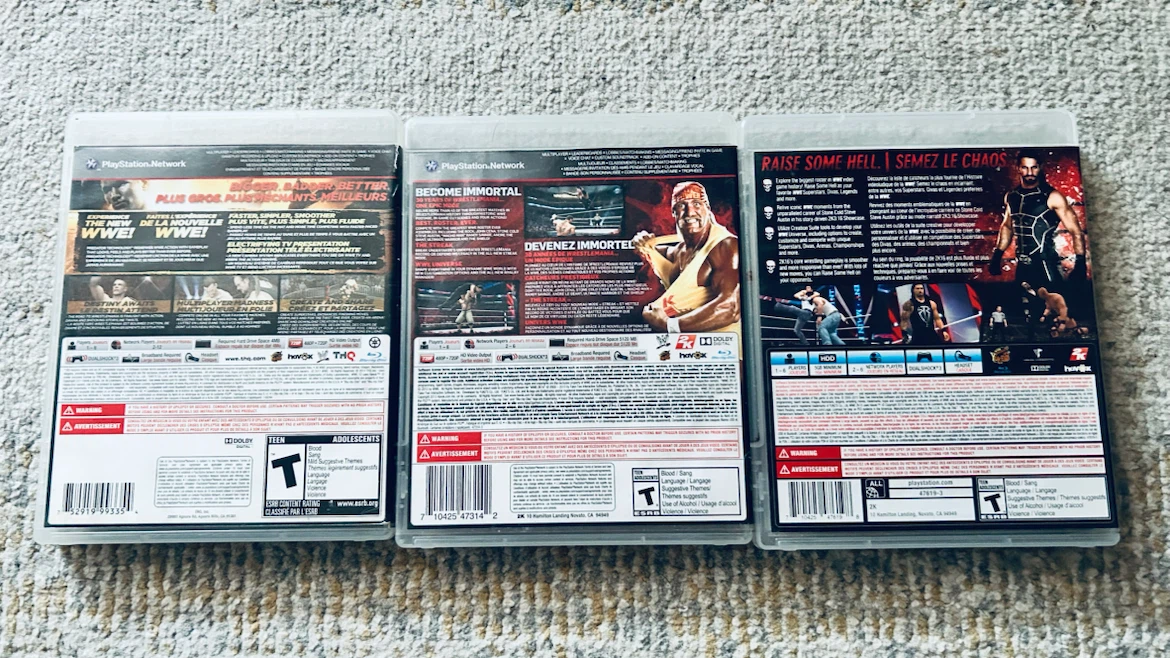 Sony PlayStation 3 PS3 WWE Wrestling Games Bundle – WWE 12 - photo 2