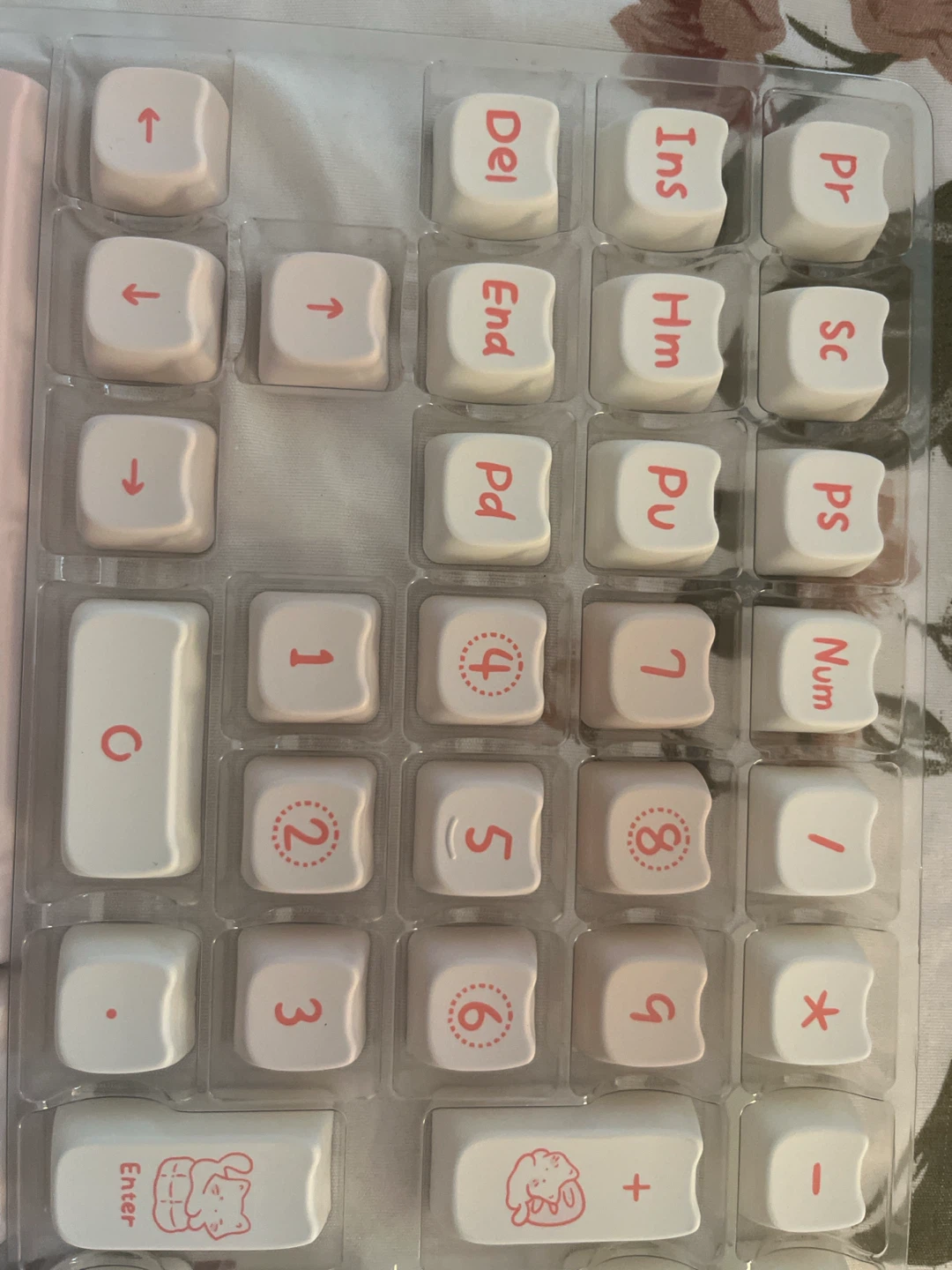 Cute Pink Keycap Set - photo 5