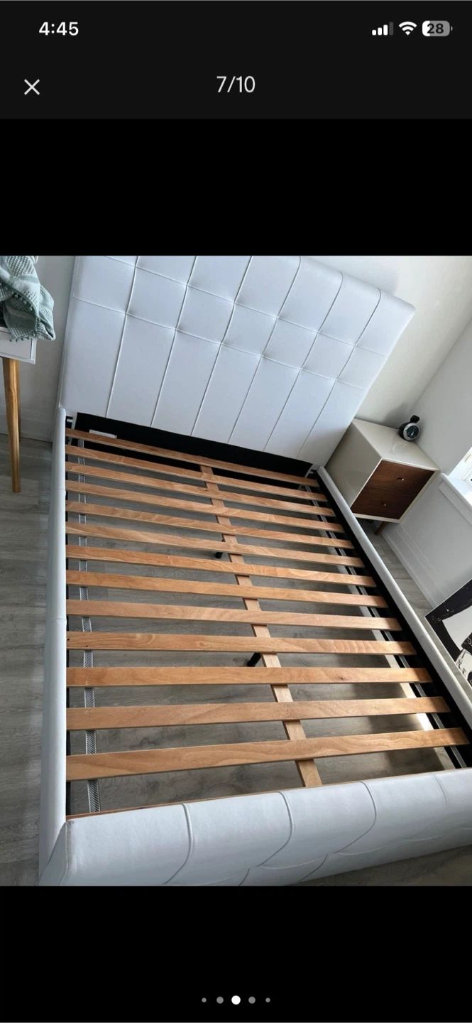 Mobilia tufted modern bed with mattress. - photo 3