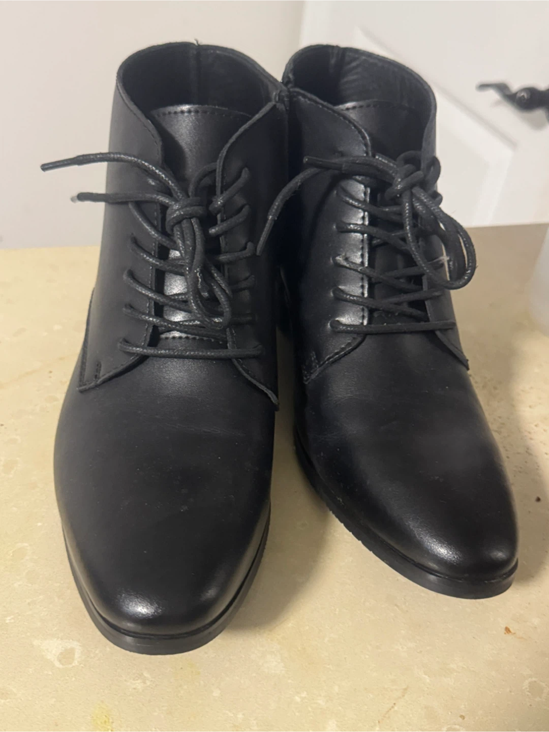 Black Lace-Up Ankle Boots for Man - photo 2