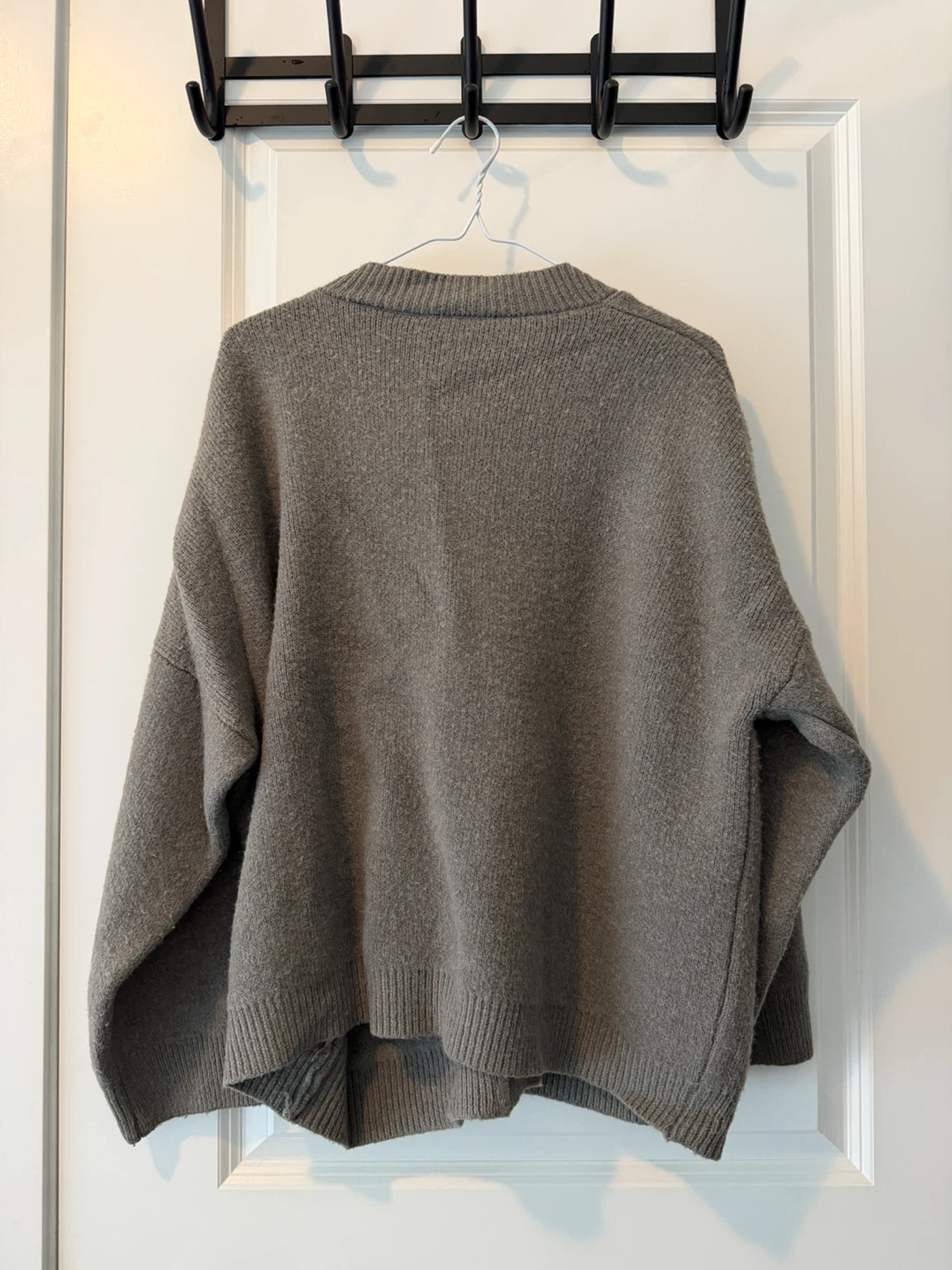 Taupe Knit Cardigan - photo 2