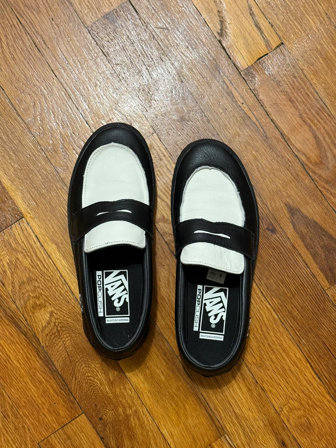 Vans Skateboarding Loafer Black and White