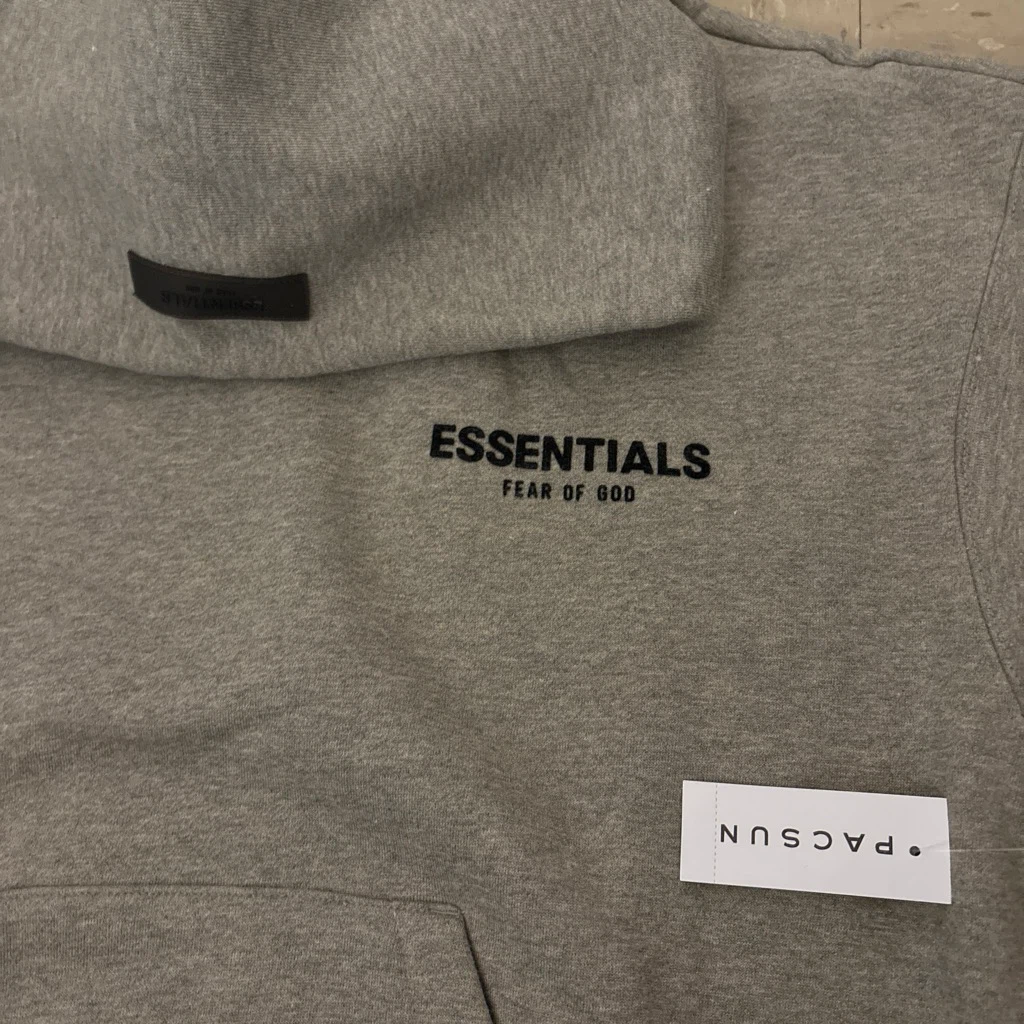 Essentials Grey Hoodie - photo 3