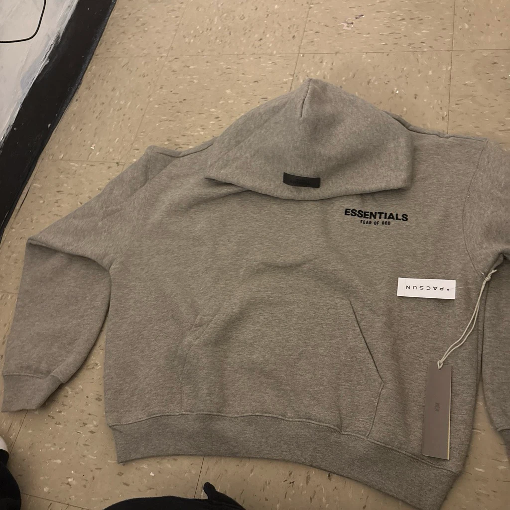 Essentials Grey Hoodie - photo 4