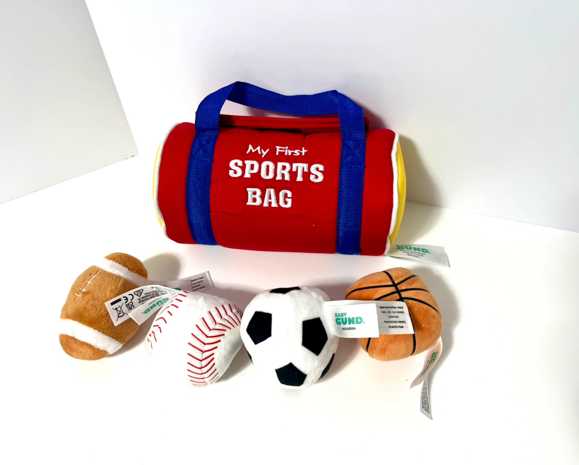 Baby GUND My First Sports Bag Plush Playset
