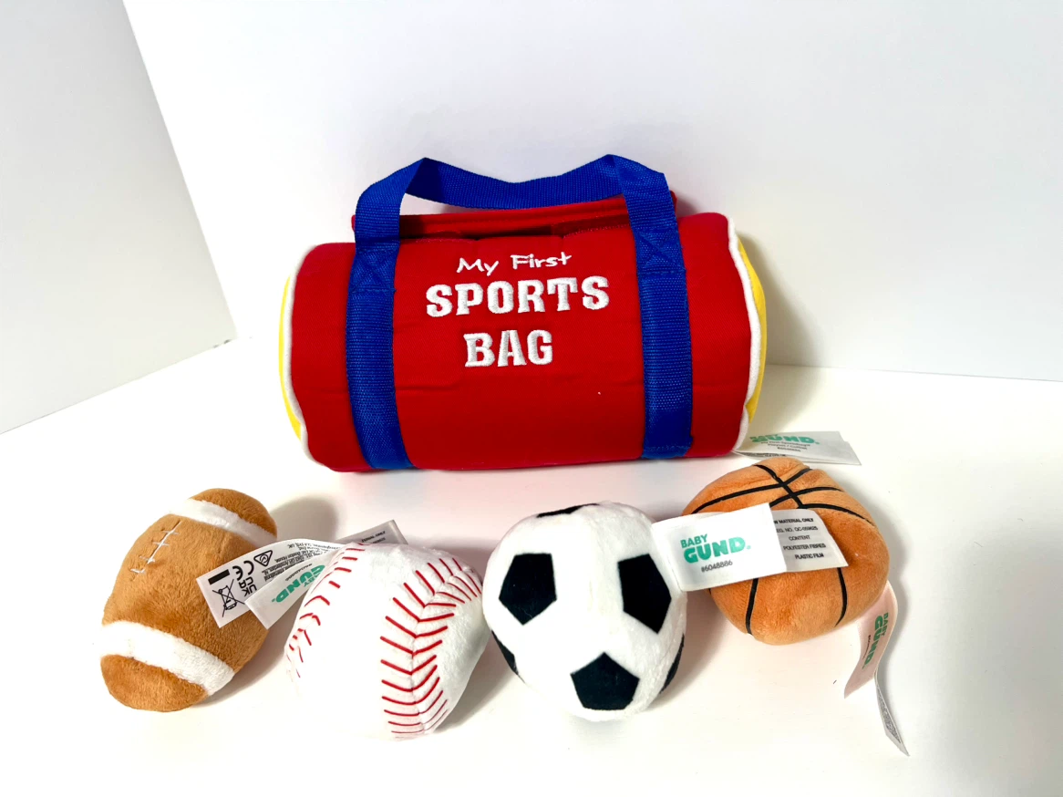 Baby GUND My First Sports Bag Plush Playset - photo 2