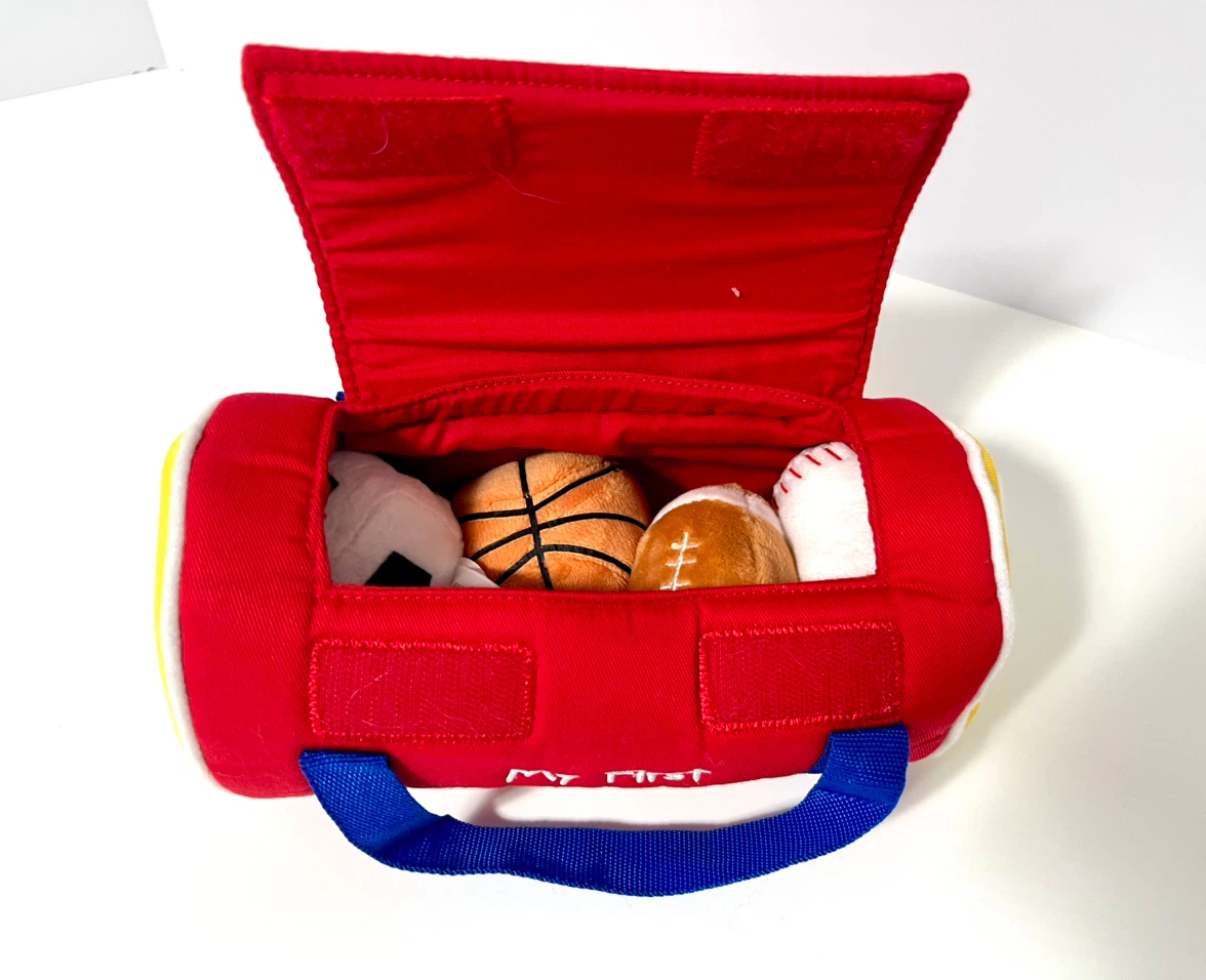 Baby GUND My First Sports Bag Plush Playset - photo 3