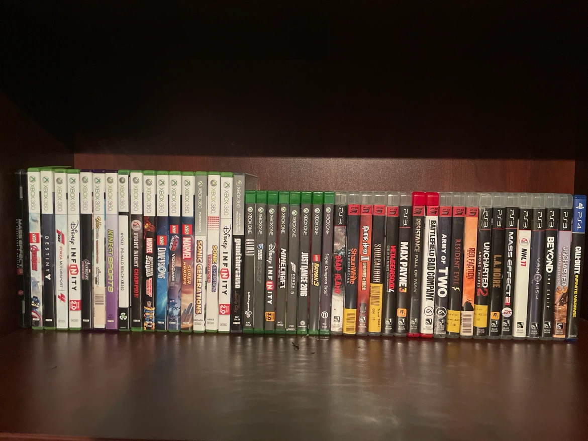 Large Collection of Xbox 360, Xbox One and PS3 Games