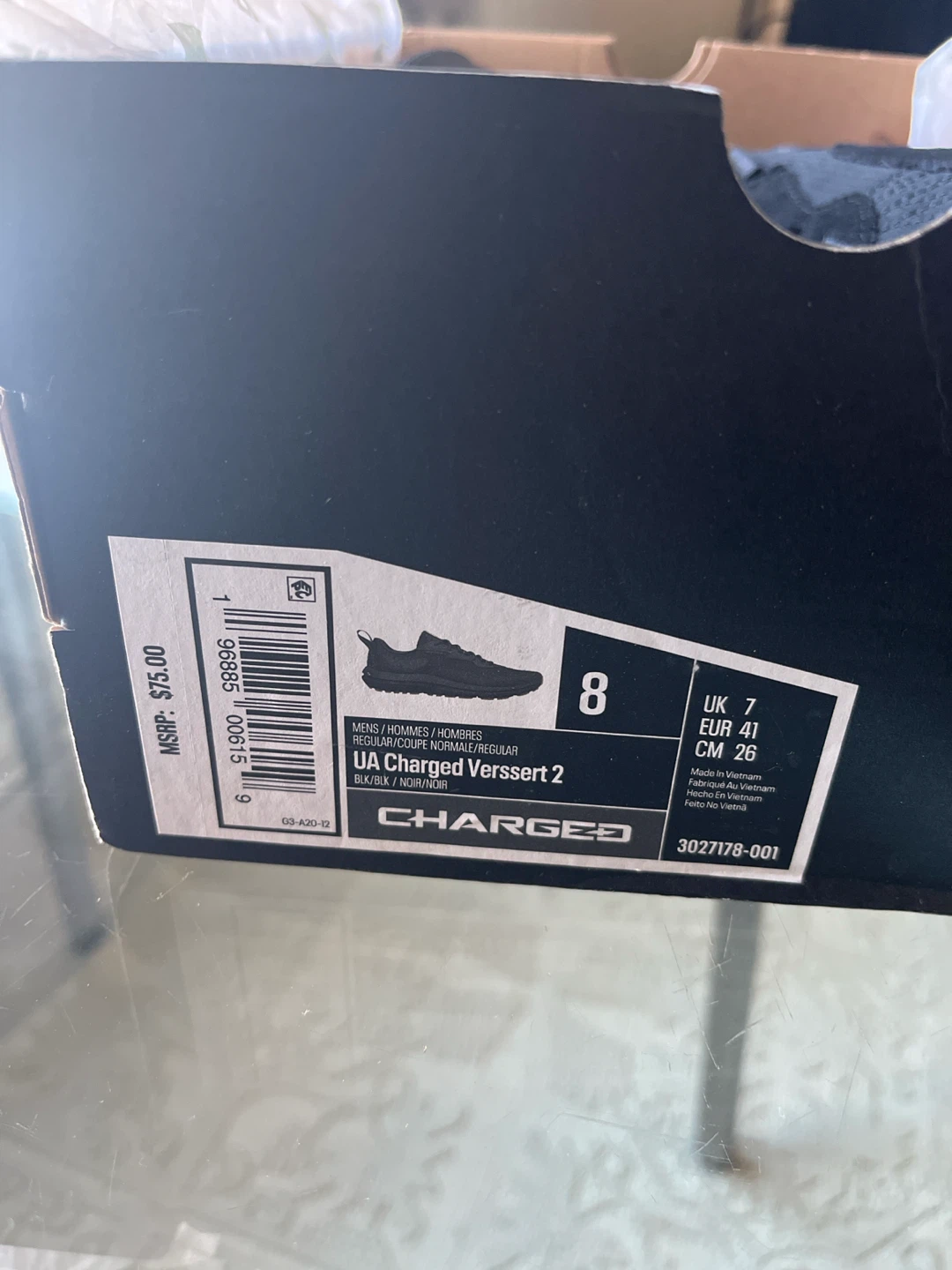 Under Armour Charged Verssert 2 Shoes - Men's Size 8 - photo 2