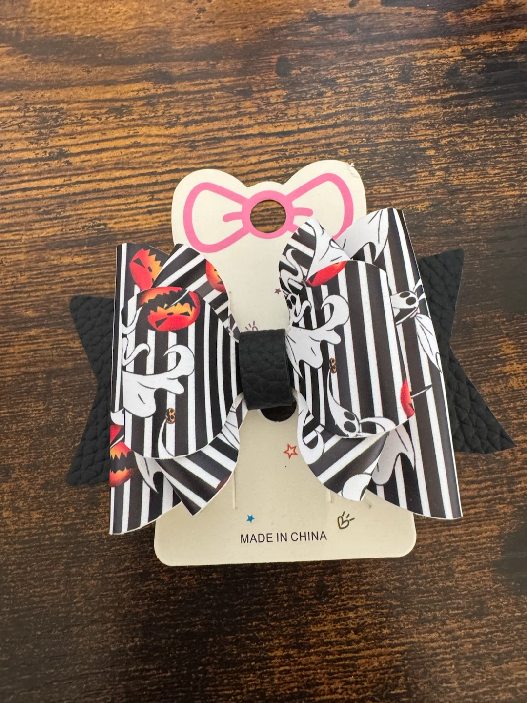 Justice Halloween Ghost Hair Bow