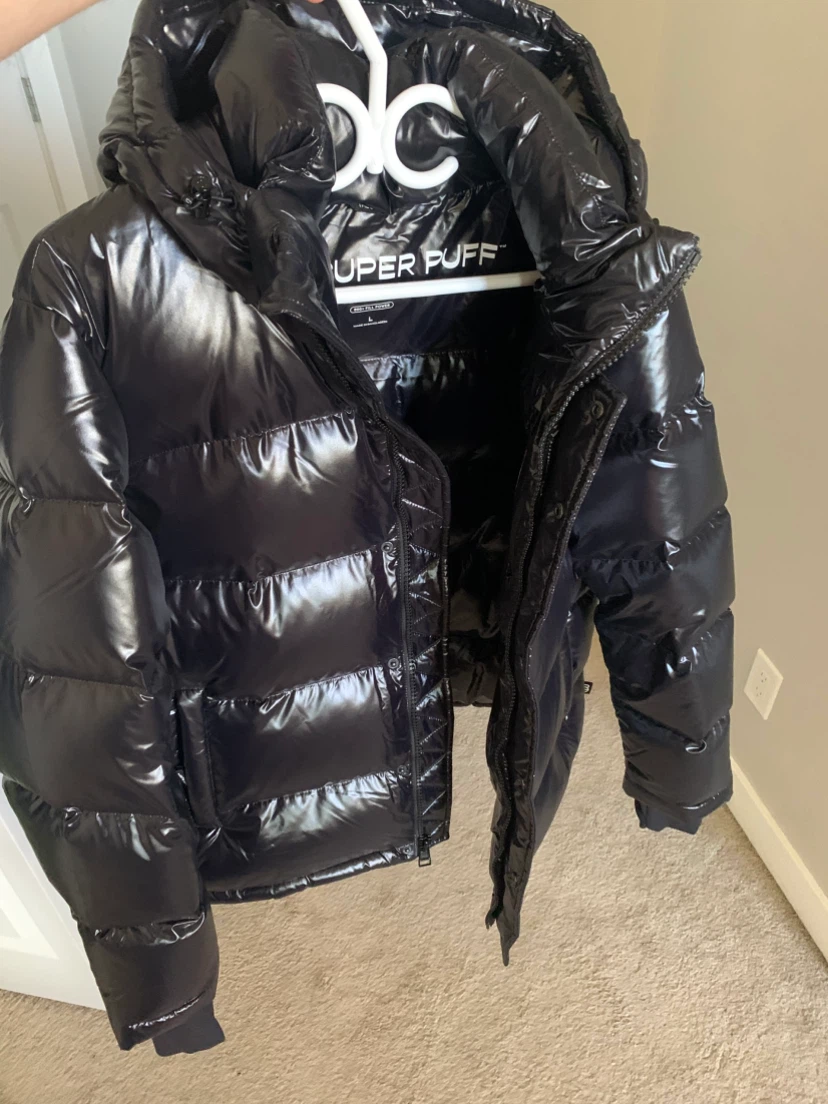 Aritzia The Super Puff Jacket - Black - Large