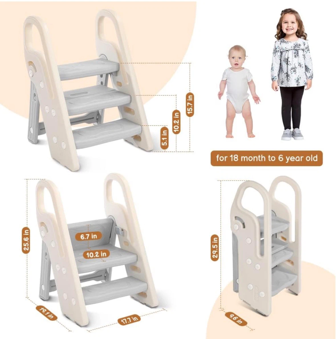 Onasti Foldable Step Stool for Kids - photo 2