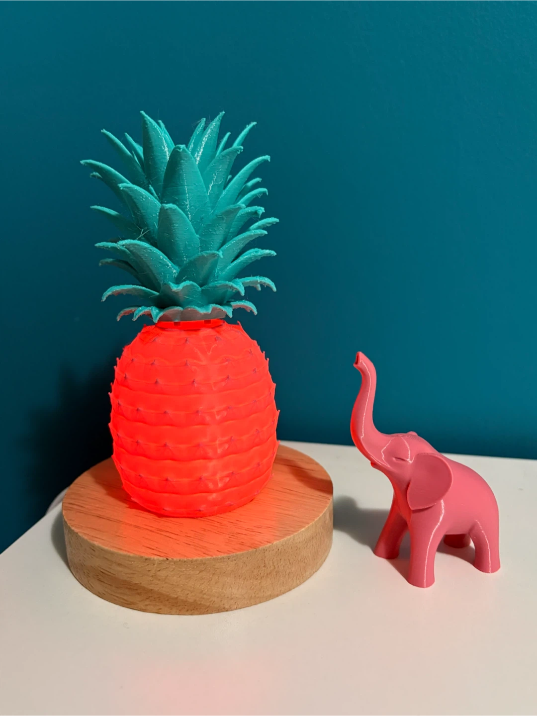 3D Printed Pineapple LED mini Lamp - photo 5