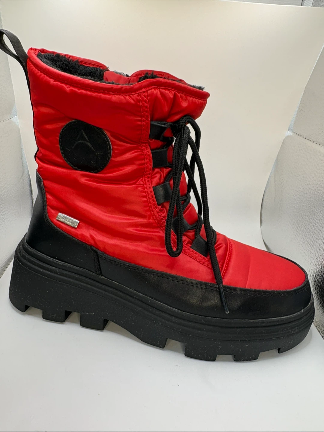 7 - ARTICA Red and Black snow Winter Boots
