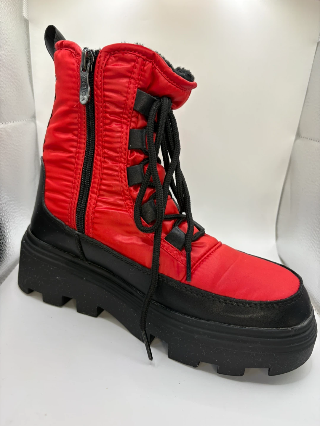 7 - ARTICA Red and Black snow Winter Boots - photo 5