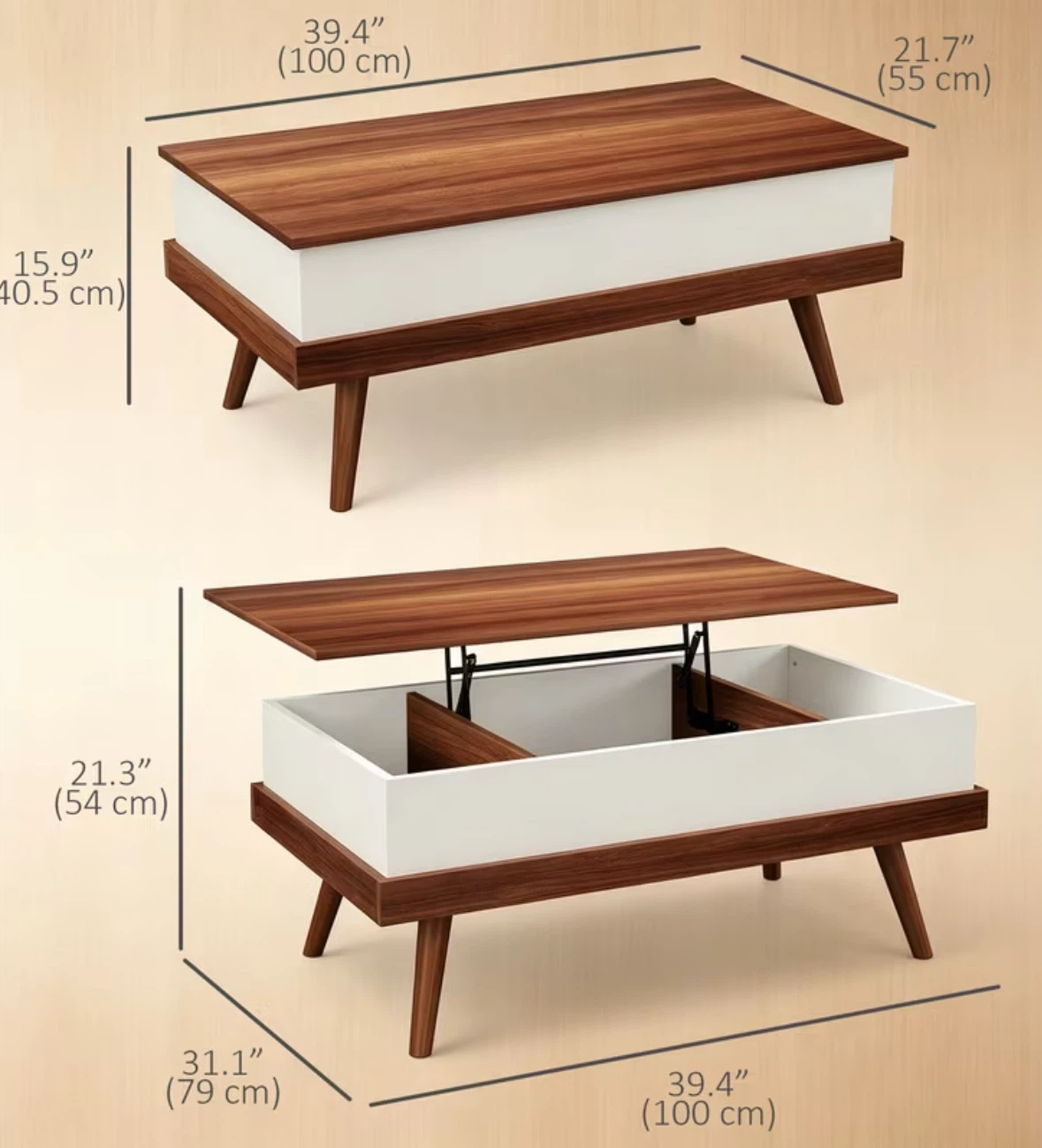 Lift-Top Coffee Table - photo 2