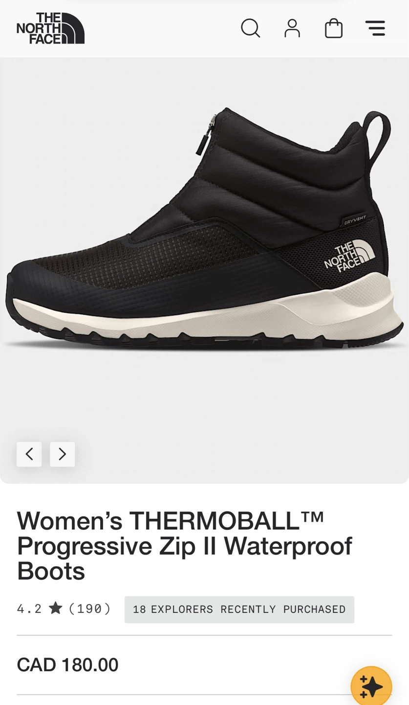 7 - The North Face ThermoBall Progressive Zip II Boots - photo 4