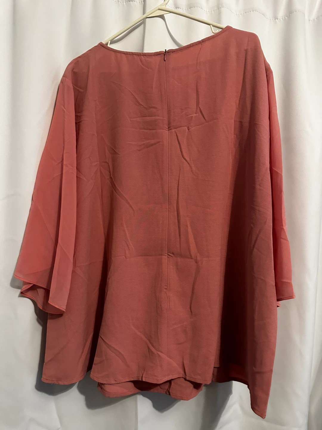 AOVDE Pink Blouse Size 24 - photo 3