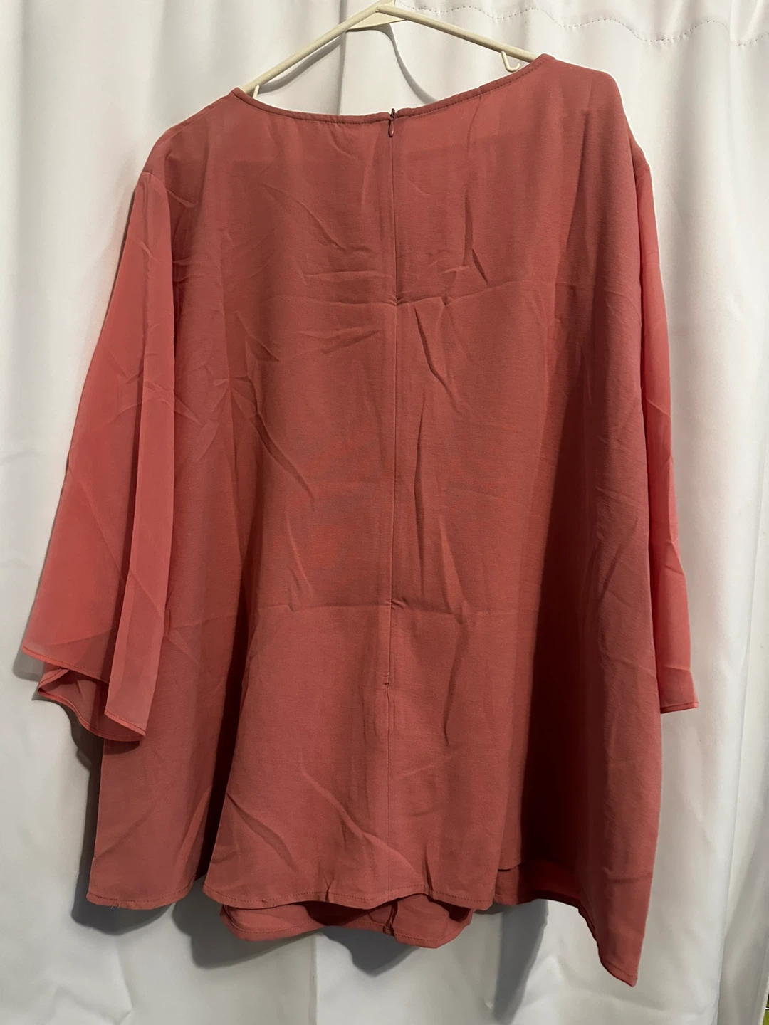 AOVDE Pink Blouse Size 24 - photo 4