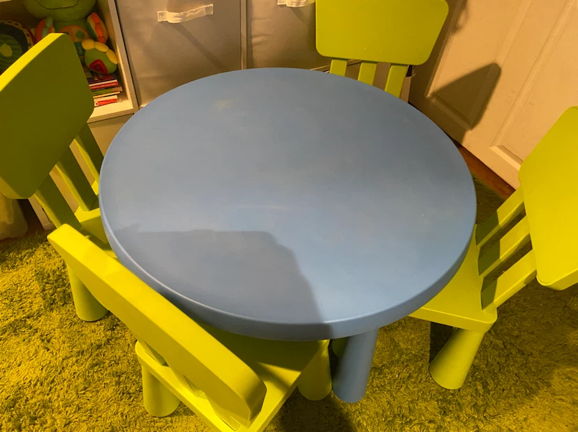IKEA Mammut Kids Table and Chairs - photo 2