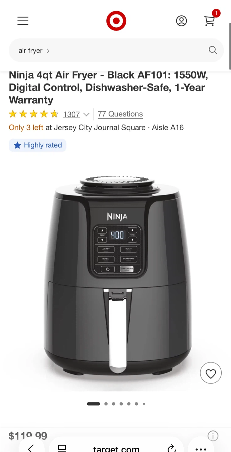 Ninja AF101 4qt Air Fryer