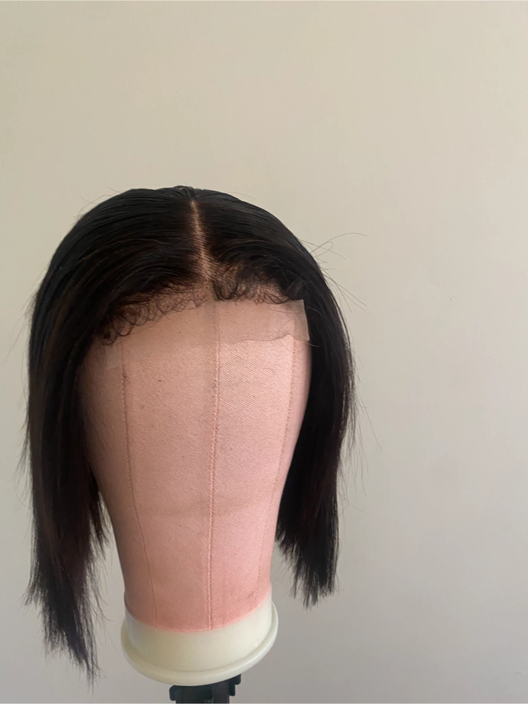 Black 4 by 4 Lace closure Front Bob Wig