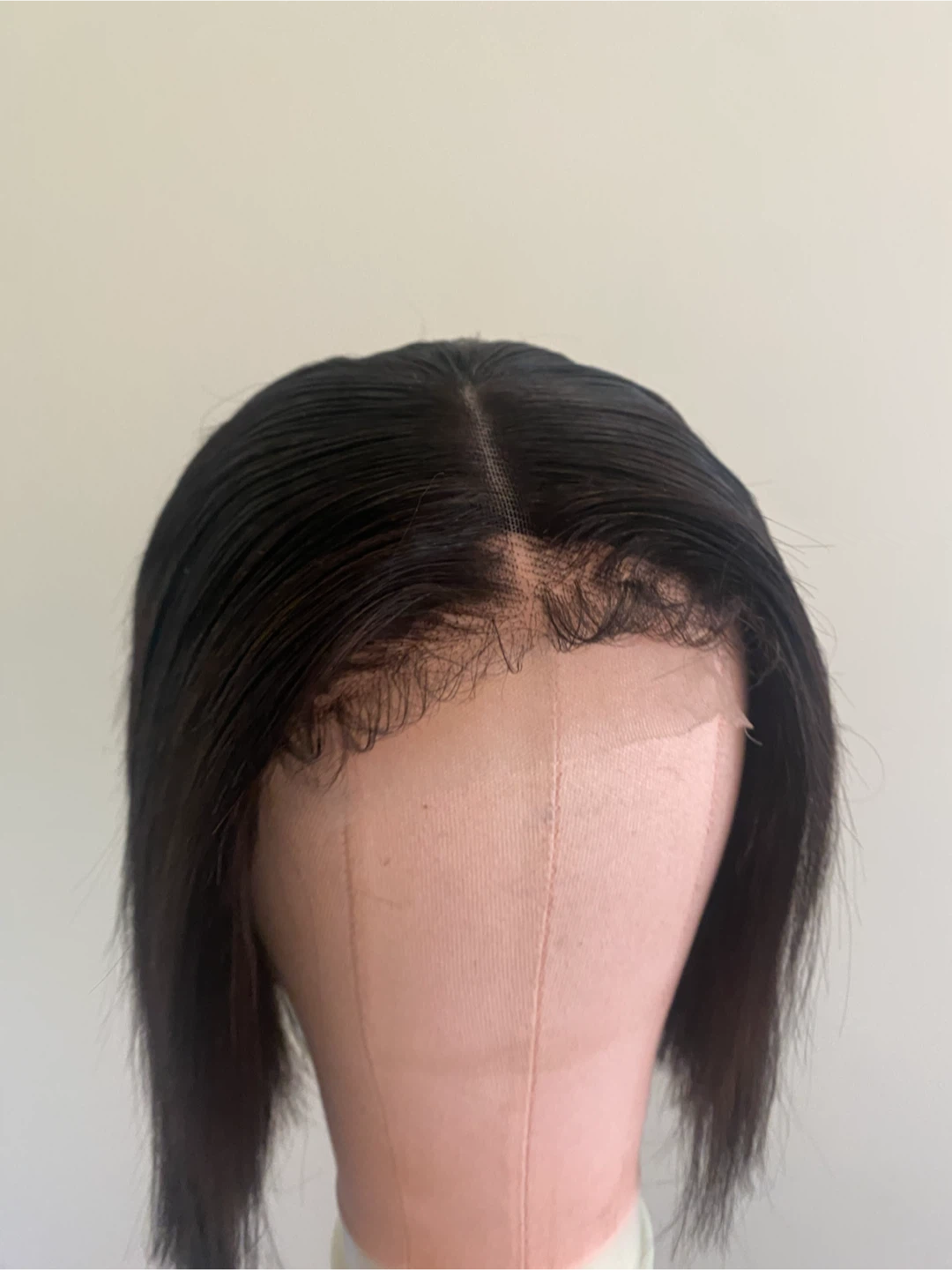 Black 4 by 4 Lace closure Front Bob Wig - photo 2