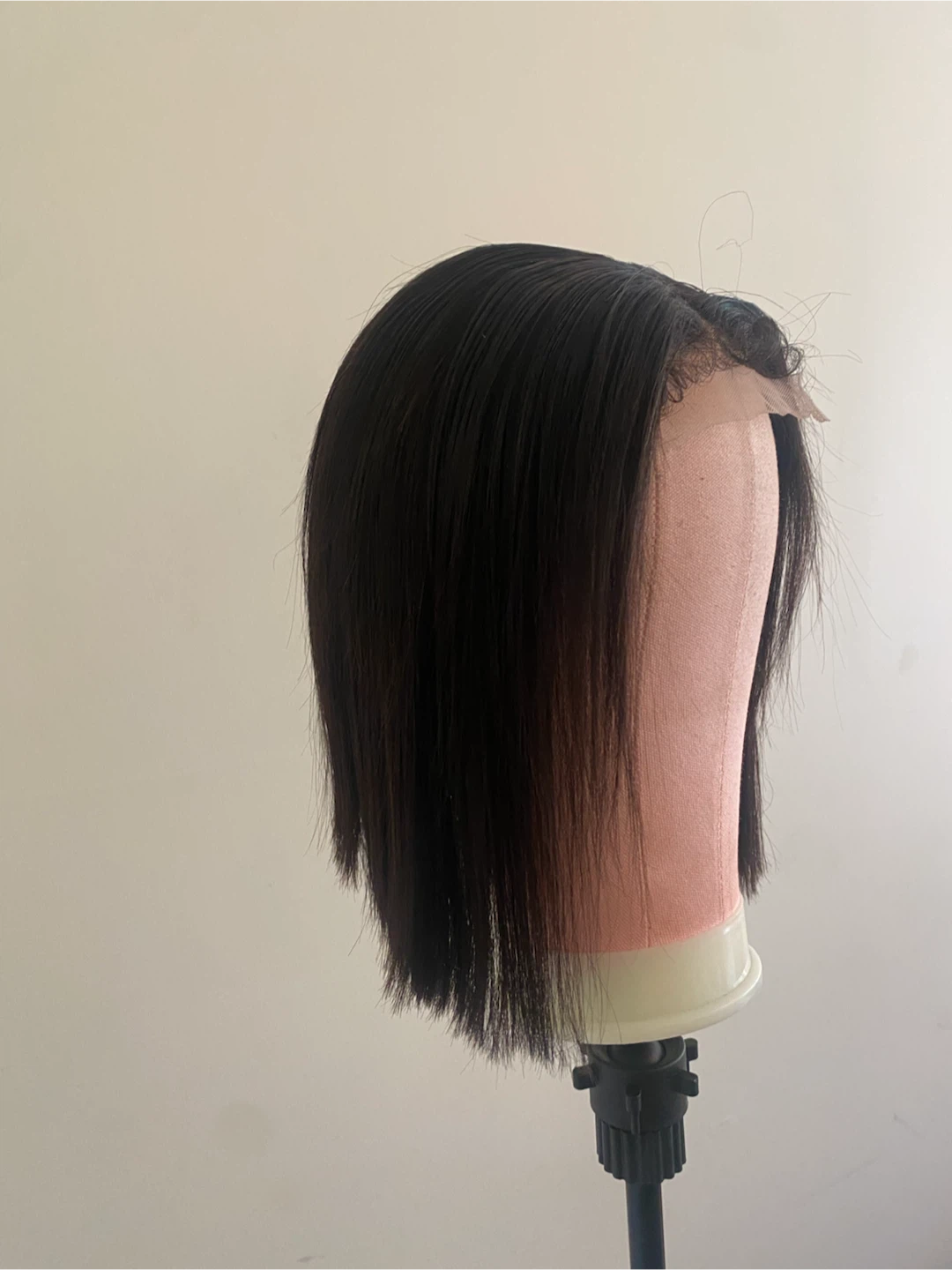 Black 4 by 4 Lace closure Front Bob Wig - photo 3