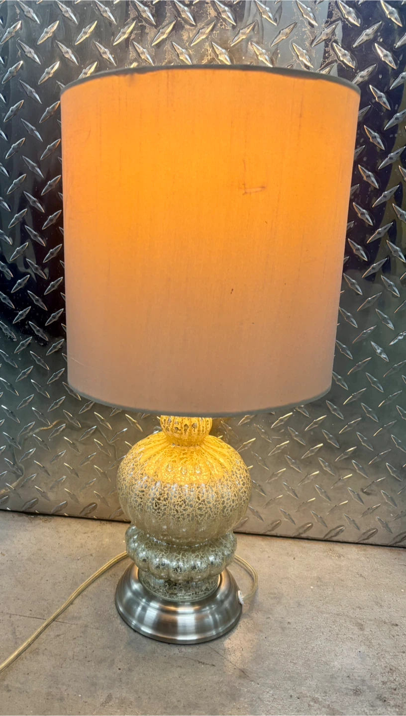 Mercury Glass Table Lamp