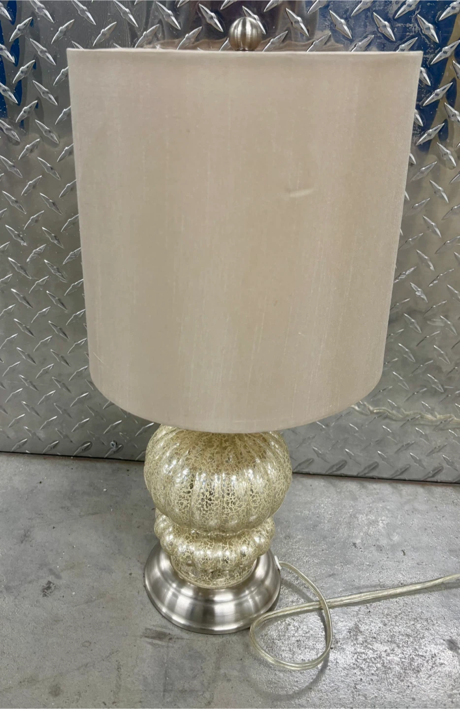 Mercury Glass Table Lamp - photo 3