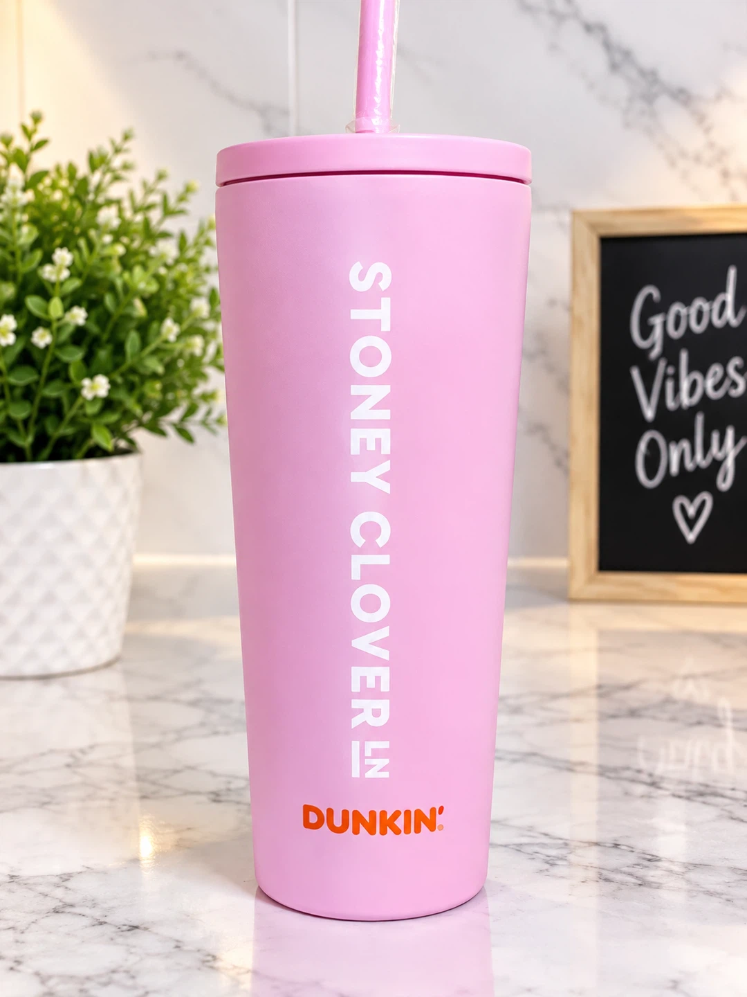 Stoney Clover Lane x Dunkin Pink Tumbler - photo 2
