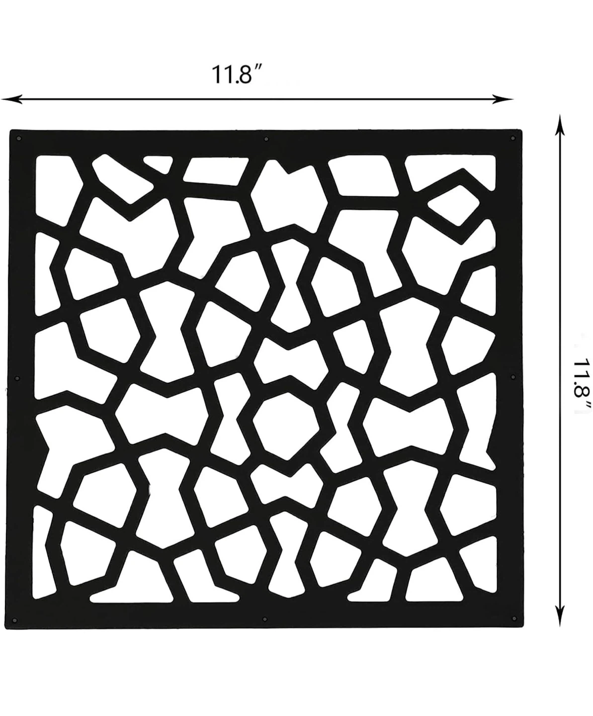 Black Decorative Hanging Room Divider Panels - photo 2