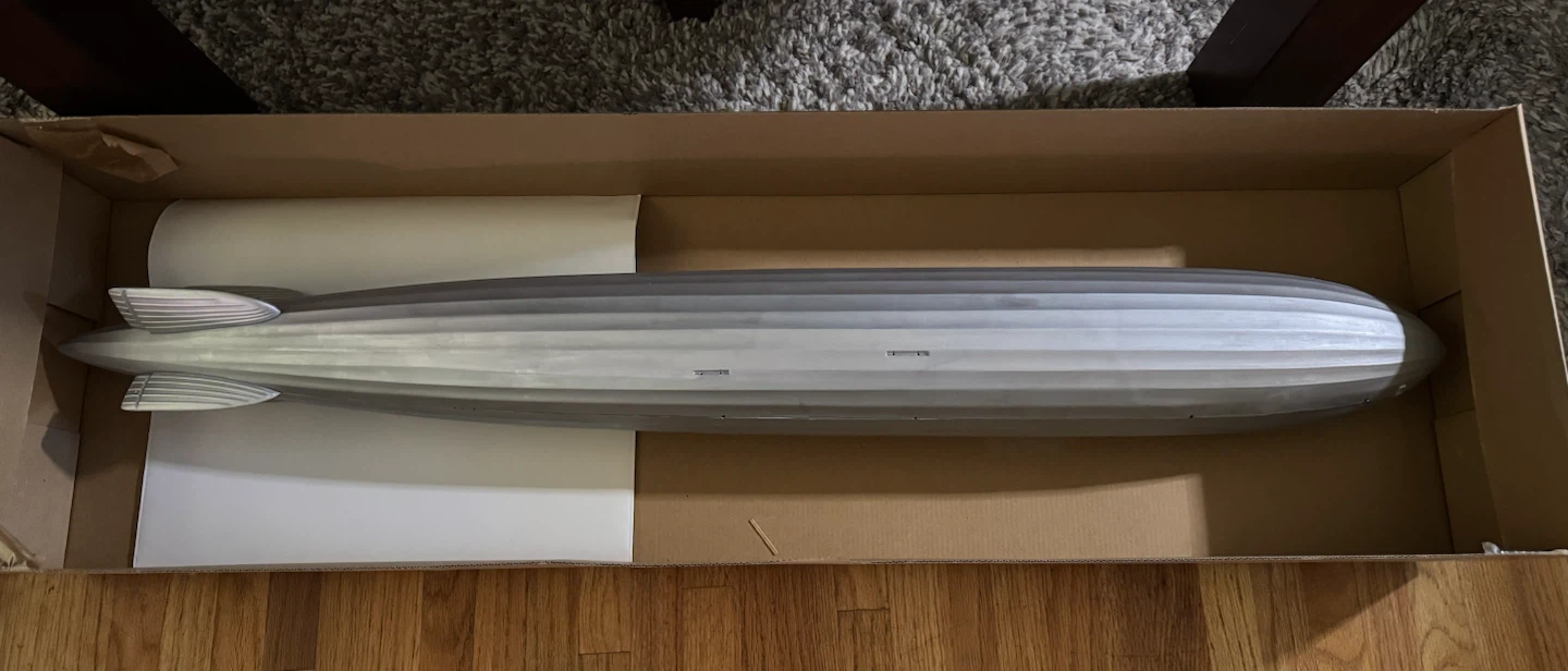 Lindberg Graf Zeppelin 1/245 Scale Model Kit - photo 2