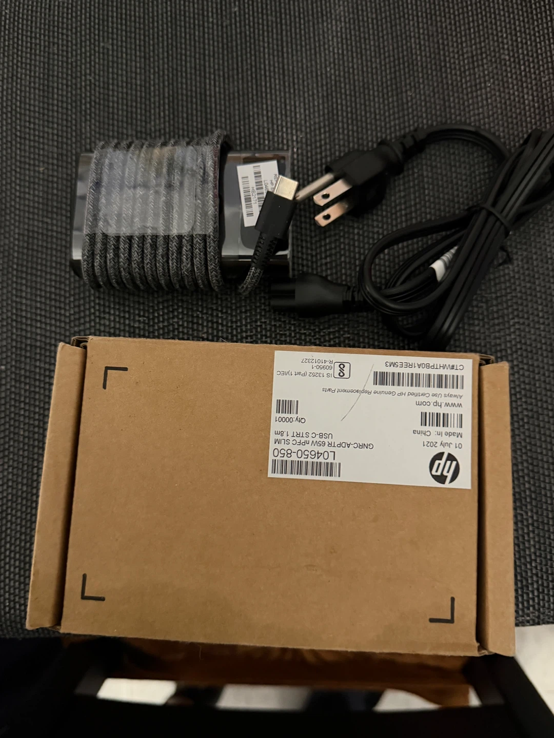HP 65W USB-C Slim Power Adapter