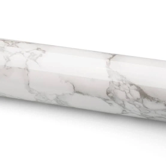 White Marble Pattern Adhesive Contact Paper - photo 3