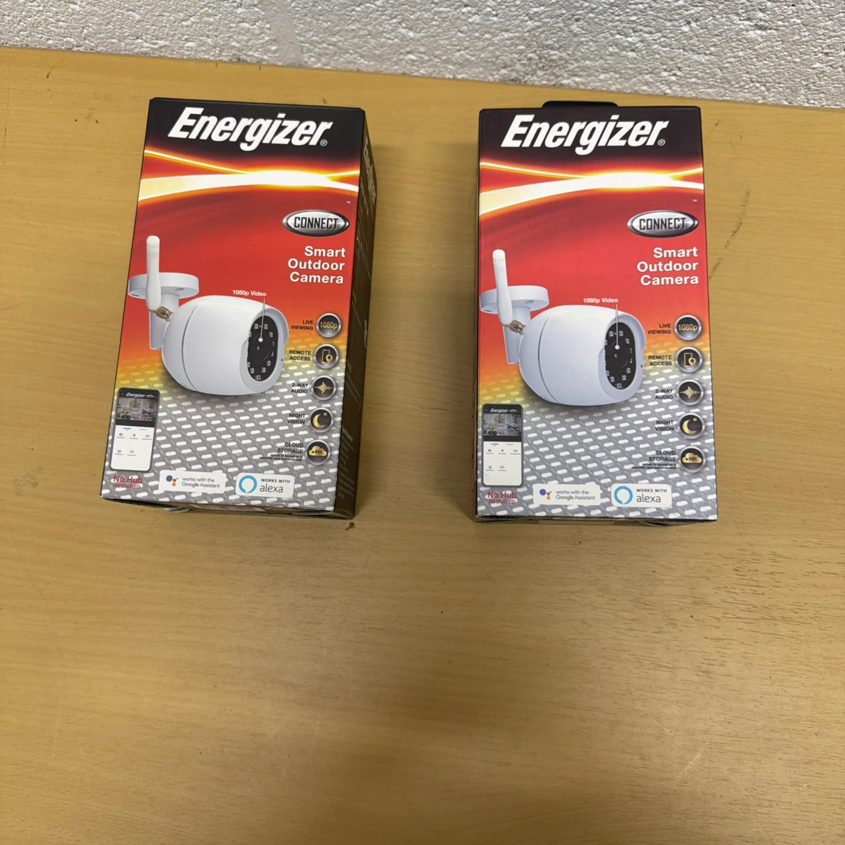 2 Energizer Smart Outdoor Cameras