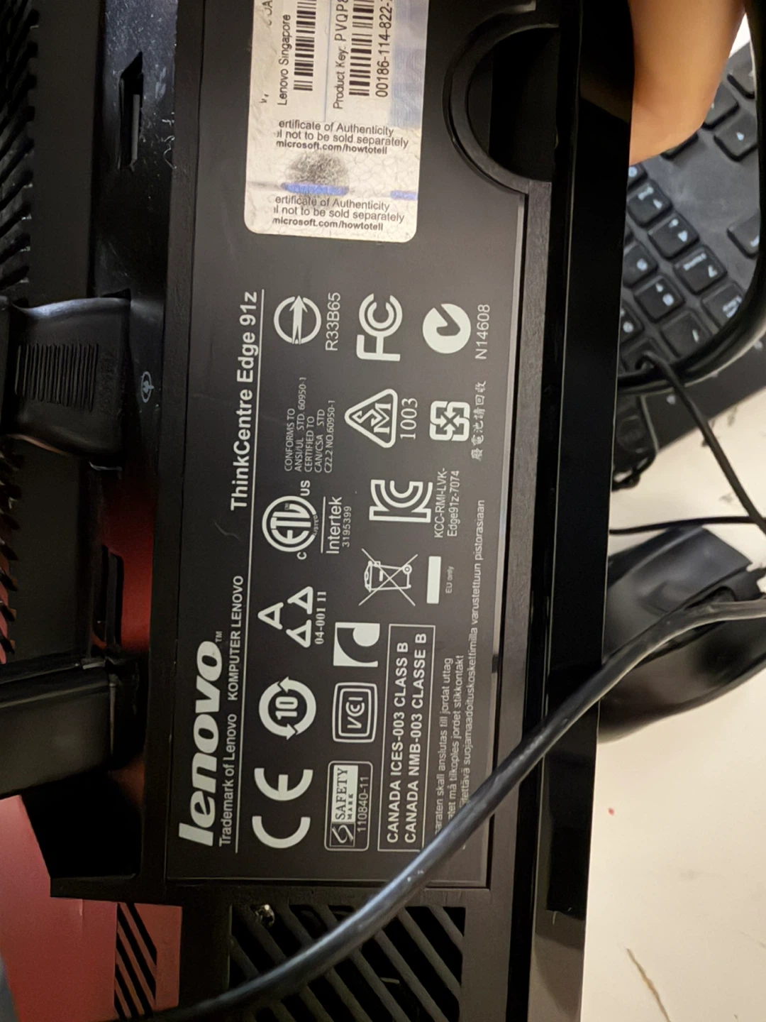 Lenovo ThinkCentre Edge 91z All-in-One Desktop PC - photo 4
