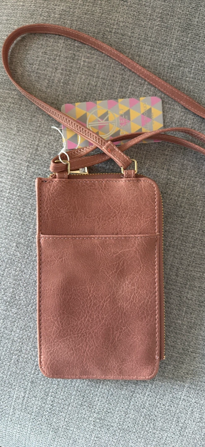 D Kelly Japan Pink Crossbody Leather Phone Bag - photo 2