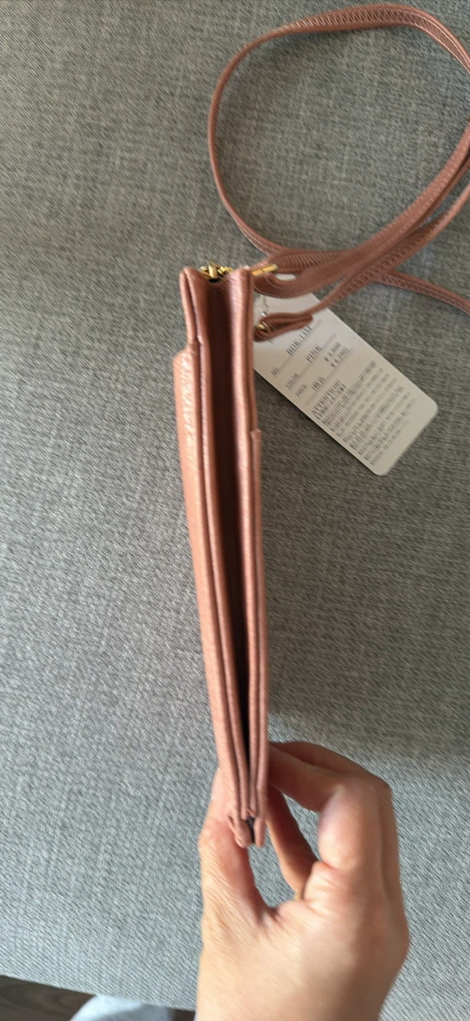 D Kelly Japan Pink Crossbody Leather Phone Bag - photo 4