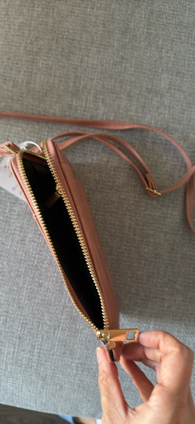 D Kelly Japan Pink Crossbody Leather Phone Bag - photo 5