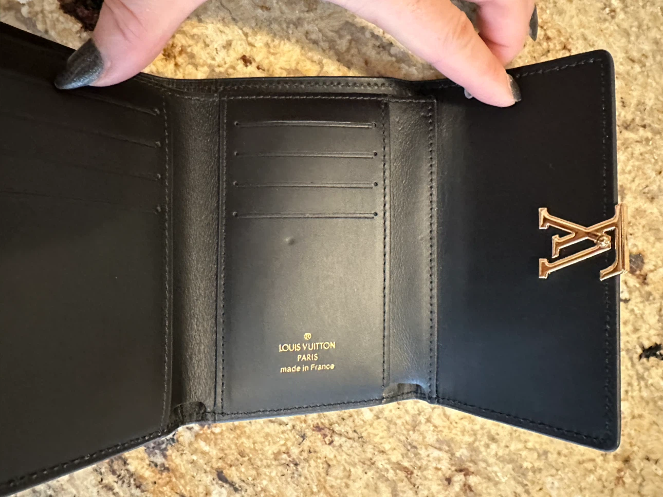 Black Leather Wallet - photo 2