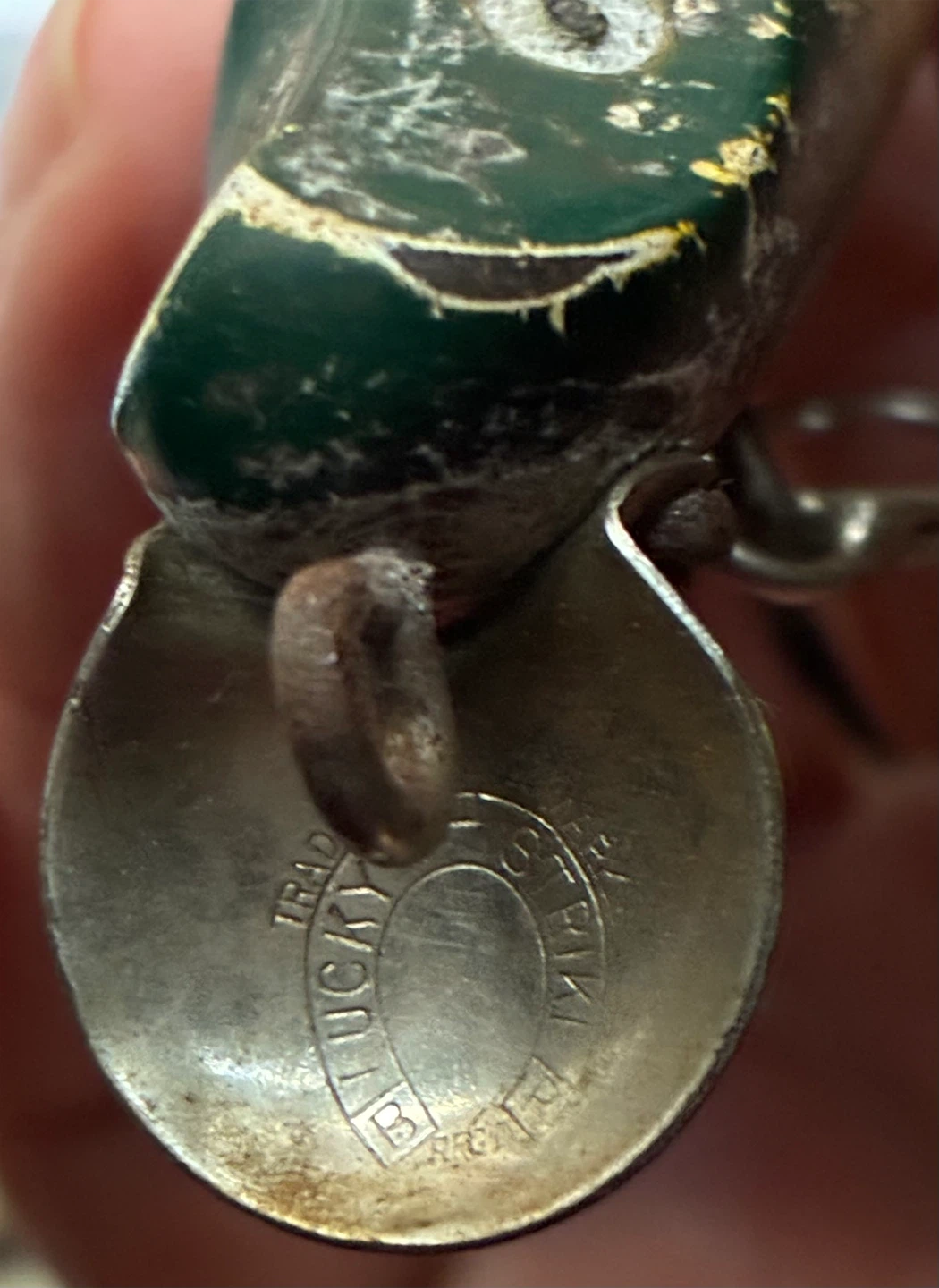 Vintage Lucky Strike Fishing Lure Canada Antique Fishing Tackle