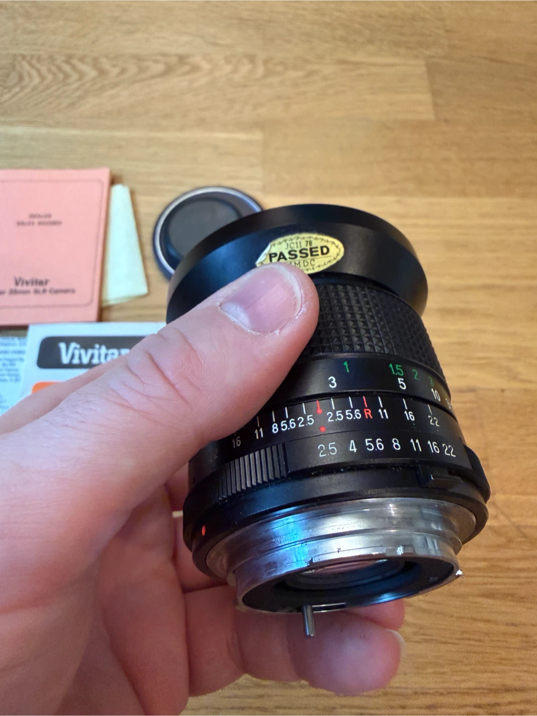 Vivitar 28mm 2.5 Manual Lens (SR Mount) - photo 4