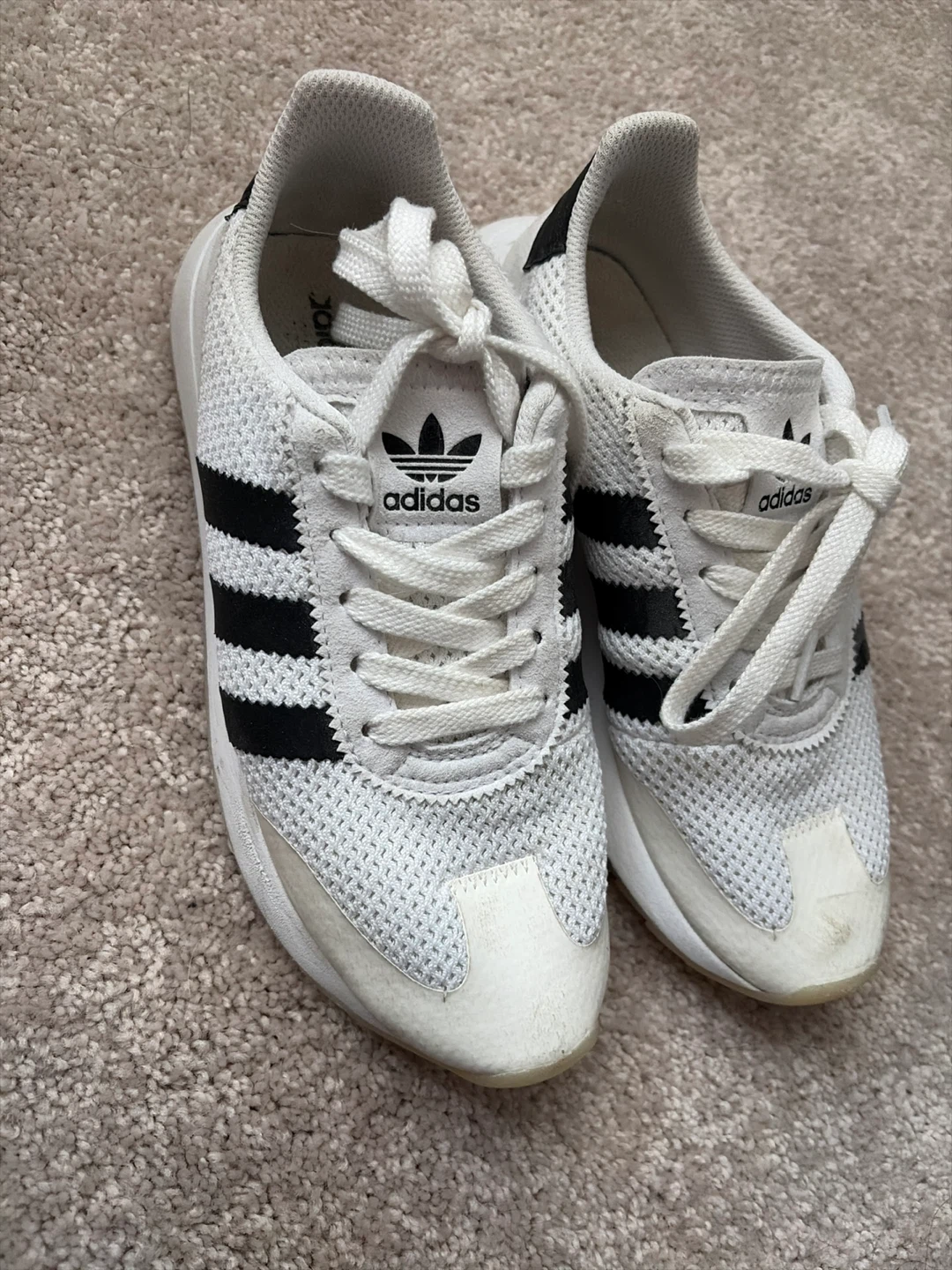 Adidas Originals White and Black Sneakers