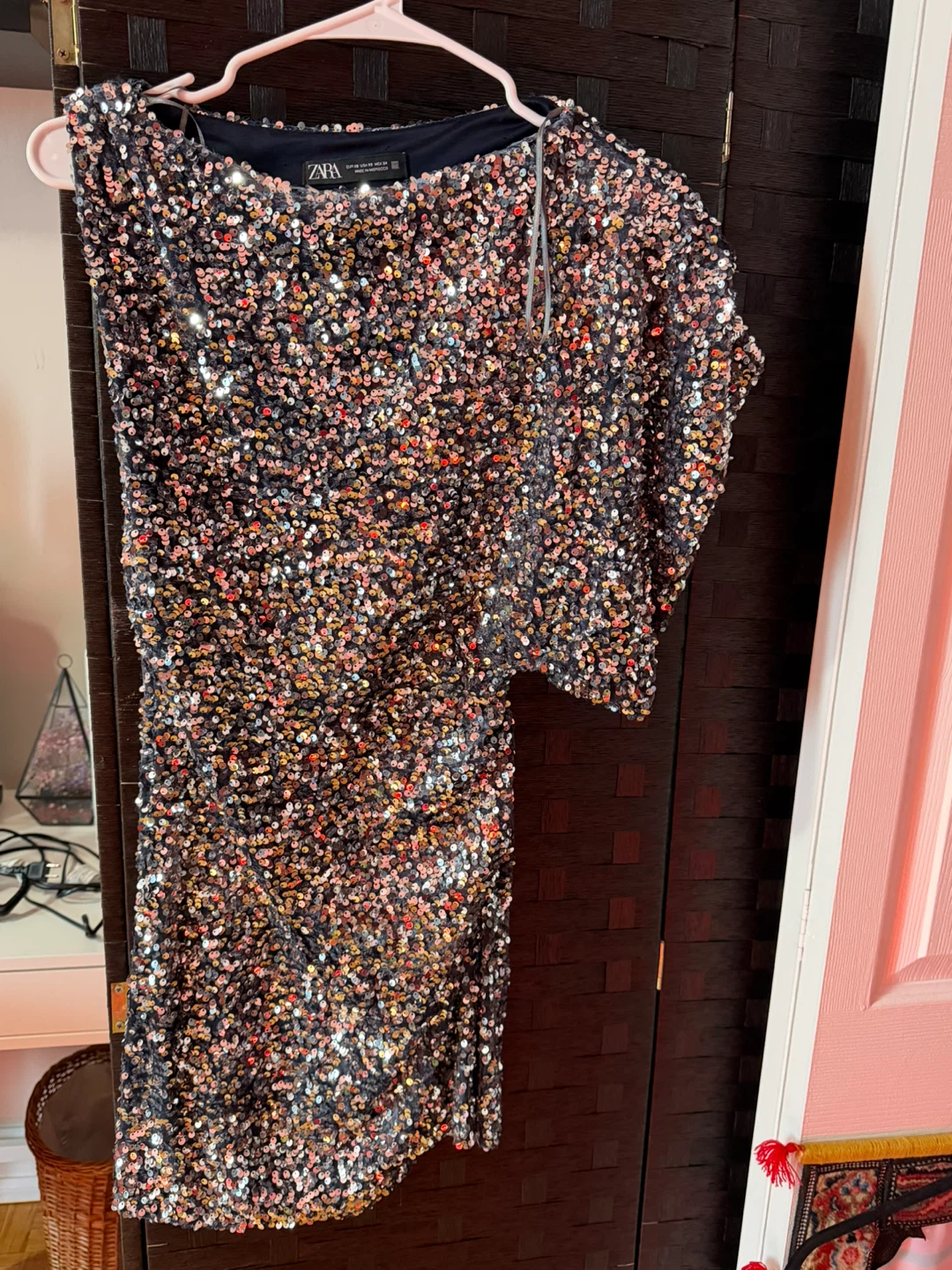 Zara Sequin Mini Dress