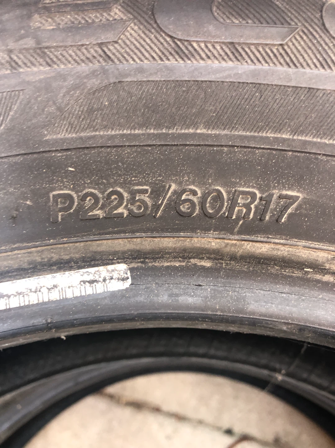 Two Bridgestone Ecopia Tires P225/60R17 - photo 5