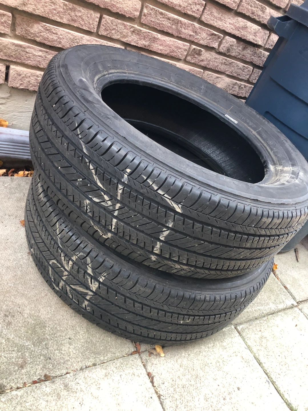 Two Bridgestone Ecopia Tires P225/60R17