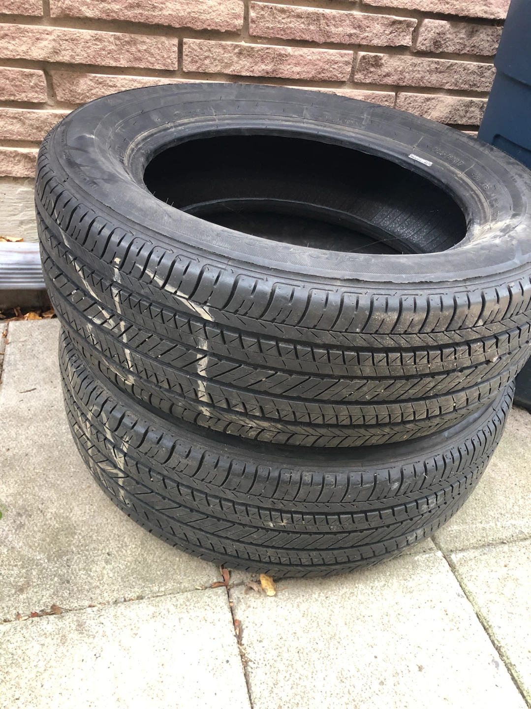 Two Bridgestone Ecopia Tires P225/60R17 - photo 2